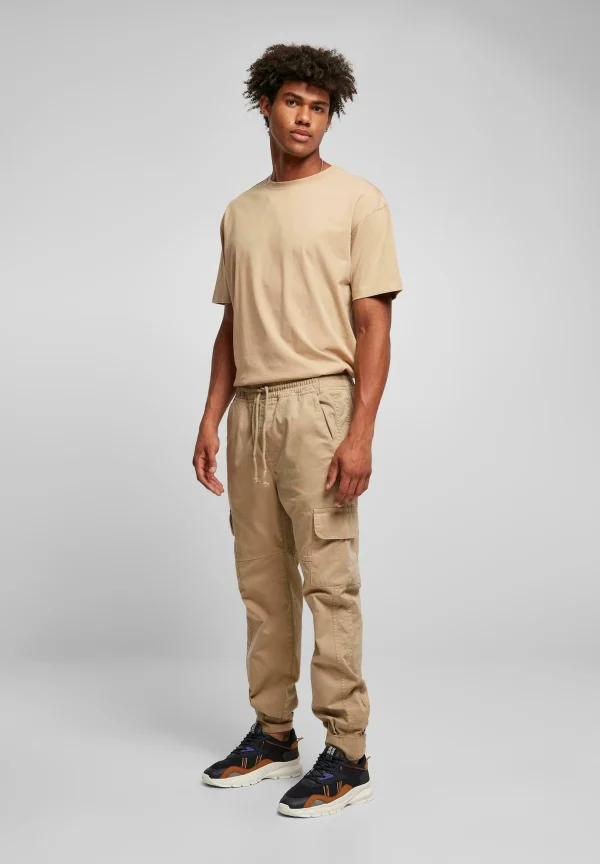 soldes officiel URBAN CLASSICS Männer Military – Pantalon Cargo – Unionbeige 3