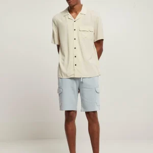 URBAN CLASSICS Viscose Camp Shirt – Chemise – Softseagrass achat pas cher 13