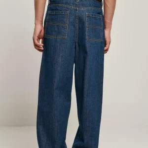 grand choix URBAN CLASSICS Jean Boyfriend – Mid Indigo Washed 14