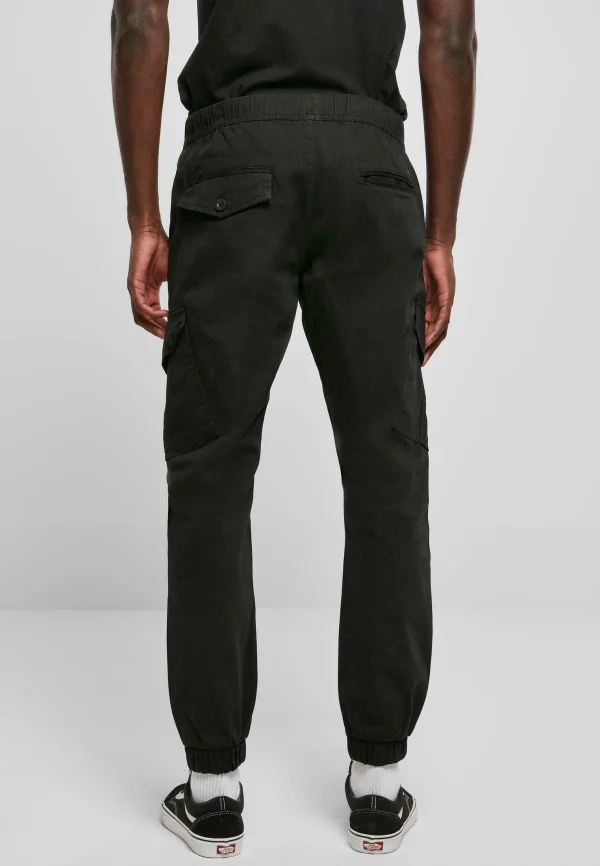 magasin pour URBAN CLASSICS Zipper D-Ring – Pantalon Cargo – Jet Black 4