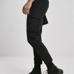 URBAN CLASSICS Pantalon Cargo – Black soldes de Noël 17