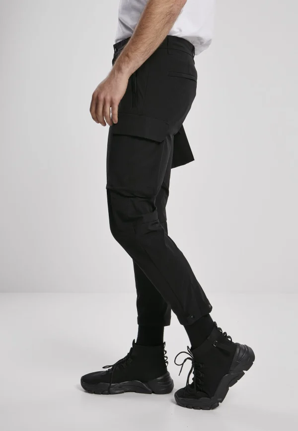 URBAN CLASSICS Pantalon Cargo – Black soldes de Noël 5