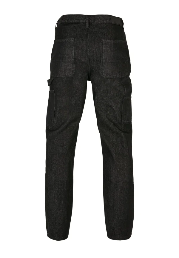 france URBAN CLASSICS Double – Jean Droit – Realblack Washed 15
