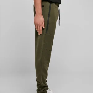 vente pas cher en ligne URBAN CLASSICS Side Tech – Pantalon De Survêtement – Olive 19