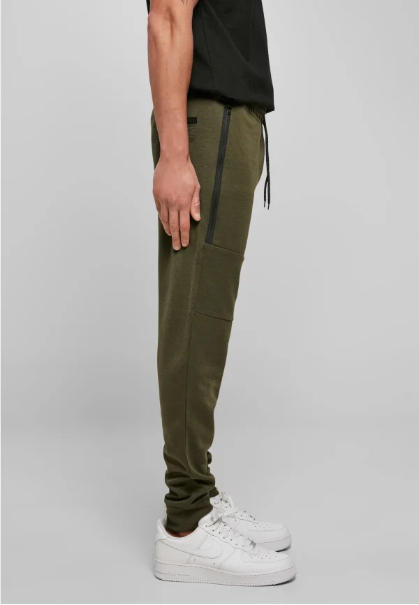 vente pas cher en ligne URBAN CLASSICS Side Tech – Pantalon De Survêtement – Olive 6