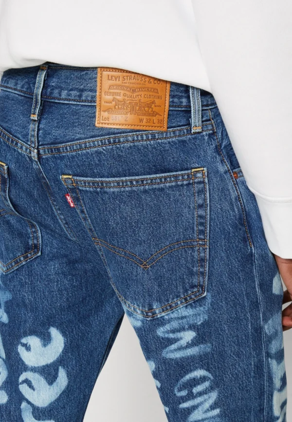 Levi’s 551Z Straight Crop – Jean Droit – Notebook Doodles fashioniable 7