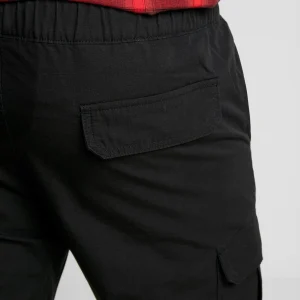 URBAN CLASSICS Ripstop Pants – Pantalon Cargo – Black de garantie authentique 21