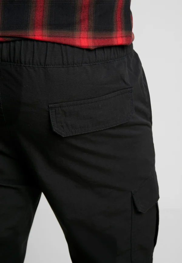 URBAN CLASSICS Ripstop Pants – Pantalon Cargo – Black de garantie authentique 8