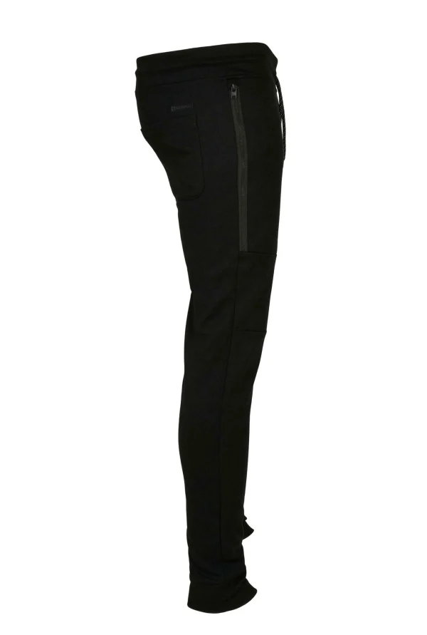 URBAN CLASSICS Side Tech – Pantalon De Survêtement – Black qualité supérieure 9