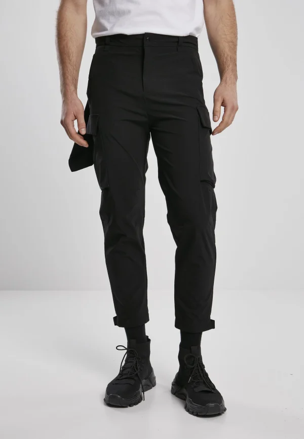 URBAN CLASSICS Pantalon Cargo – Black soldes de Noël 1