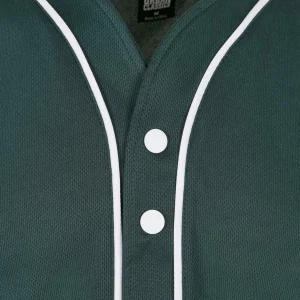 meilleur service URBAN CLASSICS Baseball – Chemise – Bottlegreen White 25