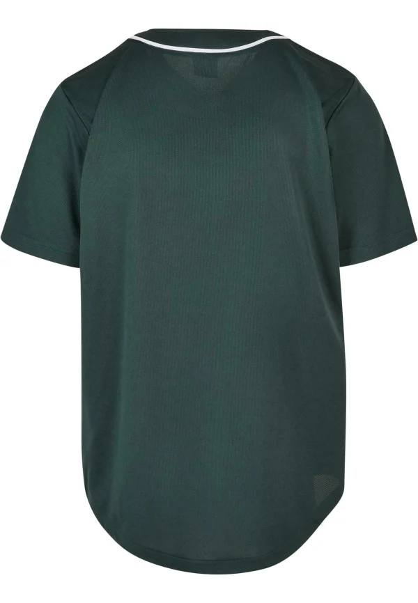 meilleur service URBAN CLASSICS Baseball – Chemise – Bottlegreen White 8