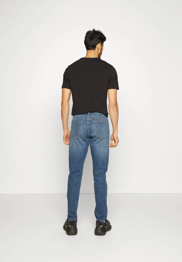 soldes ligne GAP Soft Weka Pass – Jean Slim – Medium Indigo 4
