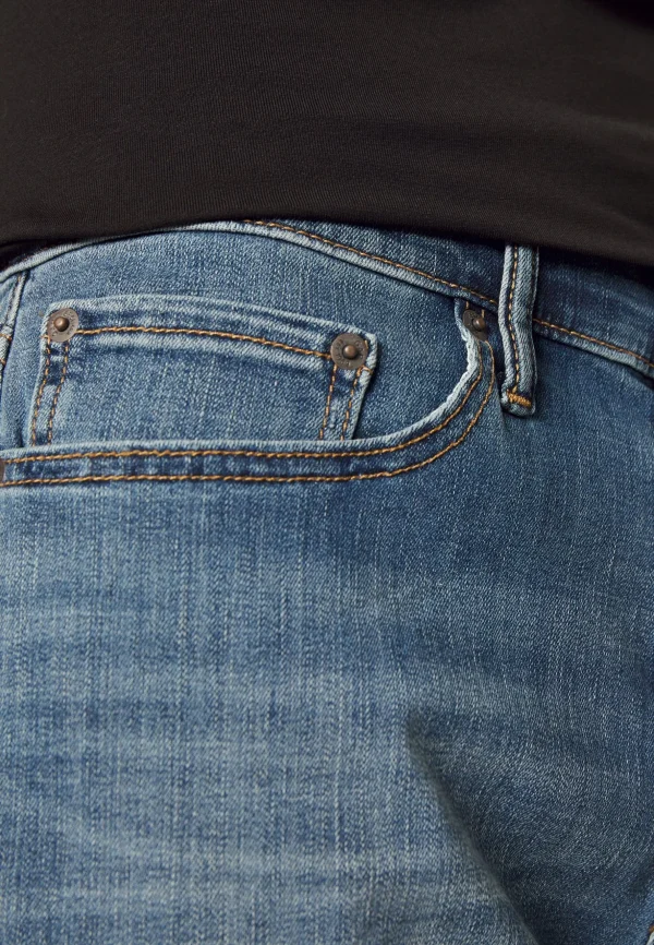 soldes ligne GAP Soft Weka Pass – Jean Slim – Medium Indigo 6