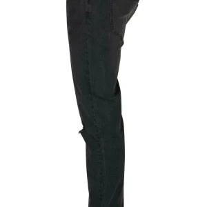 luxe soldes URBAN CLASSICS Jean Droit – Black Destroyed Washed 25
