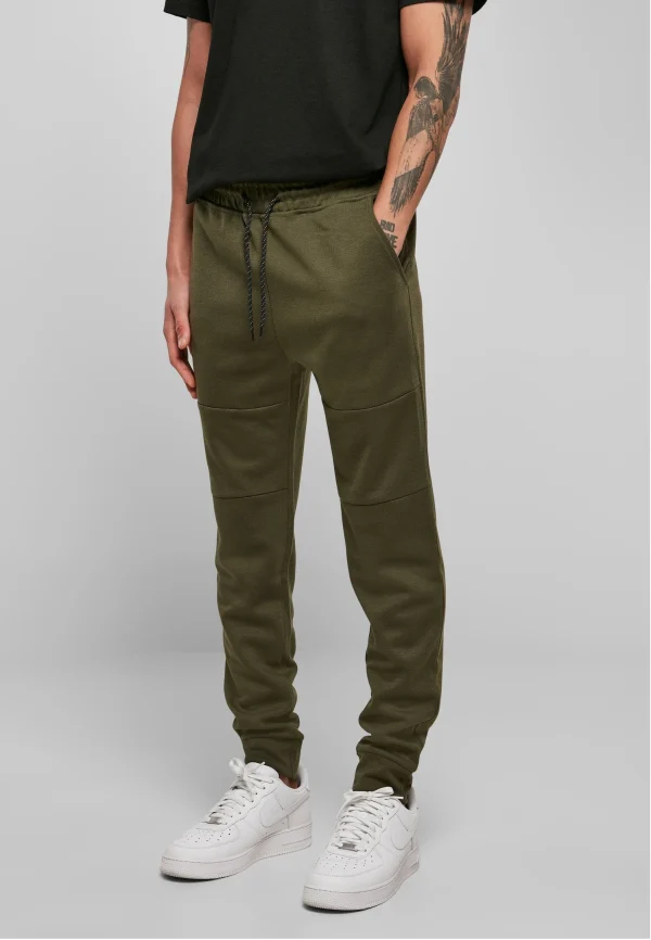 vente pas cher en ligne URBAN CLASSICS Side Tech – Pantalon De Survêtement – Olive 1