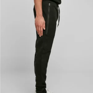 URBAN CLASSICS Side Tech – Pantalon De Survêtement – Black qualité supérieure 19