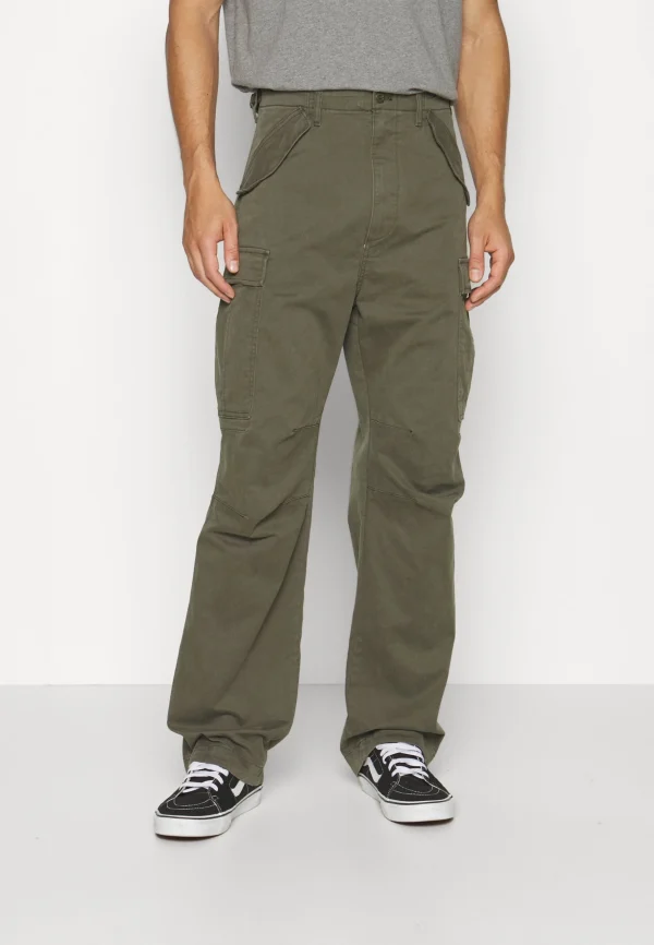 nouvelle saison GAP Pantalon Cargo – Black Moss 1