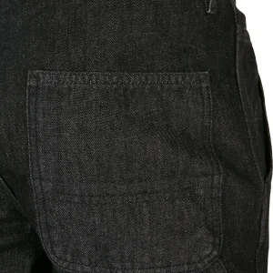 france URBAN CLASSICS Double – Jean Droit – Realblack Washed 36