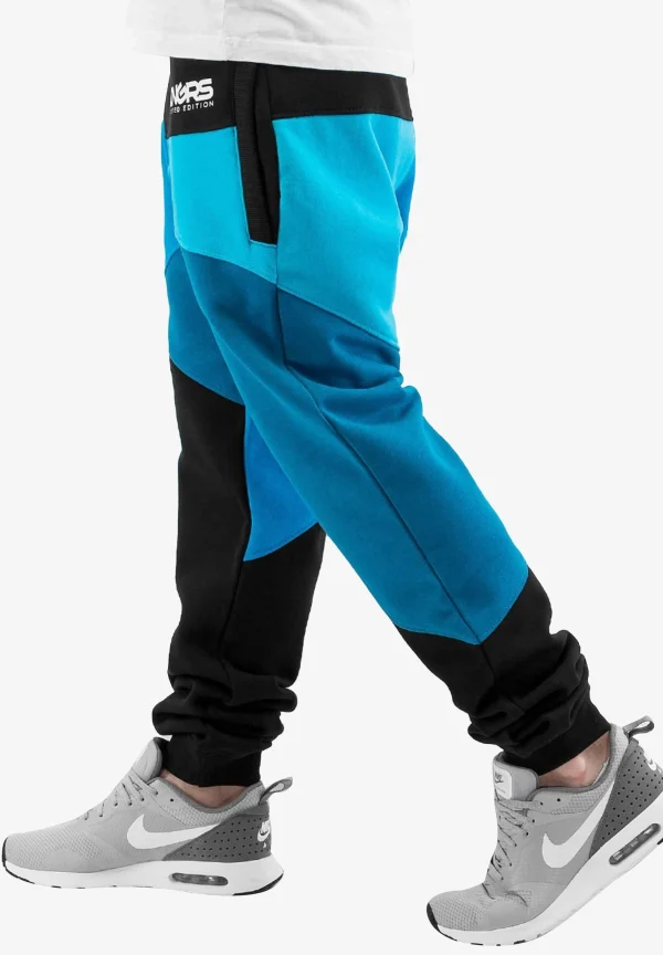 Satisfait ou Remboursé URBAN CLASSICS Dngrs Locotay – Pantalon De Survêtement – Blue Black 6