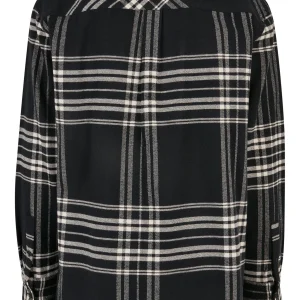 magasin solde URBAN CLASSICS Long Oversized Checked Summit – Chemise – Black 27