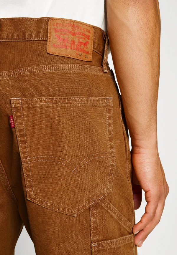 en ligne Levi’s® Workwear Stay Loose Carpenter – Jean Droit – Dark Ginger 7