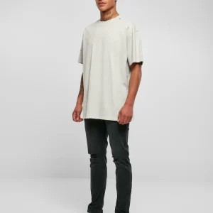 luxe soldes URBAN CLASSICS Jean Droit – Black Destroyed Washed 13