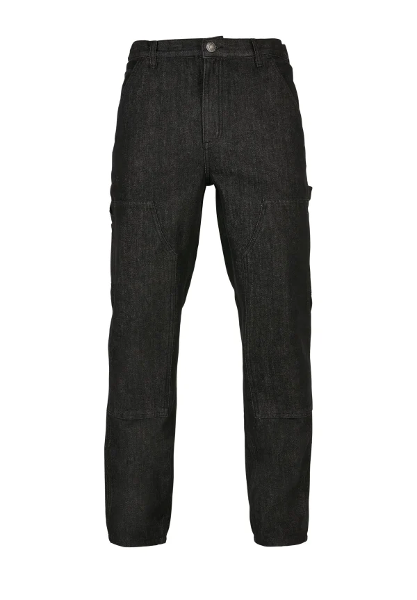 france URBAN CLASSICS Double – Jean Droit – Realblack Washed 7