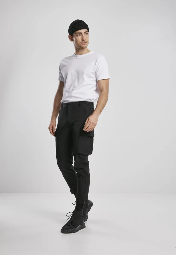 URBAN CLASSICS Pantalon Cargo – Black soldes de Noël 3