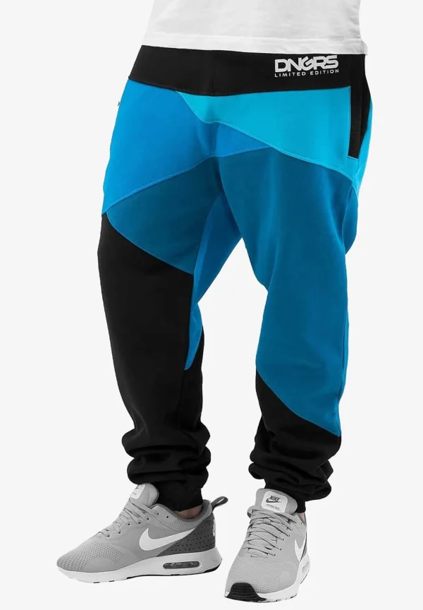 Satisfait ou Remboursé URBAN CLASSICS Dngrs Locotay – Pantalon De Survêtement – Blue Black 4