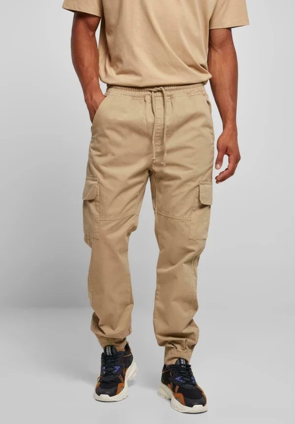soldes officiel URBAN CLASSICS Männer Military – Pantalon Cargo – Unionbeige 1