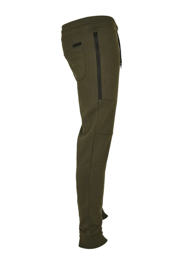 vente pas cher en ligne URBAN CLASSICS Side Tech – Pantalon De Survêtement – Olive 9
