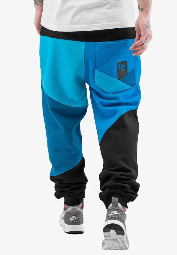 Satisfait ou Remboursé URBAN CLASSICS Dngrs Locotay – Pantalon De Survêtement – Blue Black 3