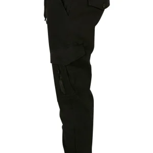 magasin pour URBAN CLASSICS Zipper D-Ring – Pantalon Cargo – Jet Black 27