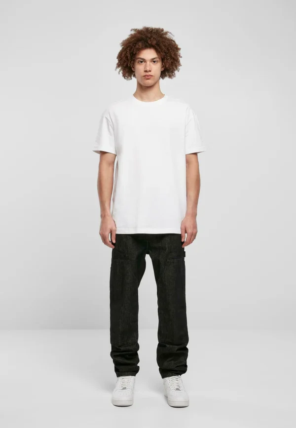 france URBAN CLASSICS Double – Jean Droit – Realblack Washed 3