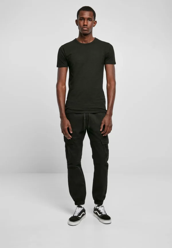 magasin pour URBAN CLASSICS Zipper D-Ring – Pantalon Cargo – Jet Black 3