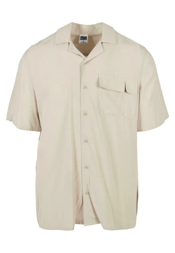 URBAN CLASSICS Viscose Camp Shirt – Chemise – Softseagrass achat pas cher 7