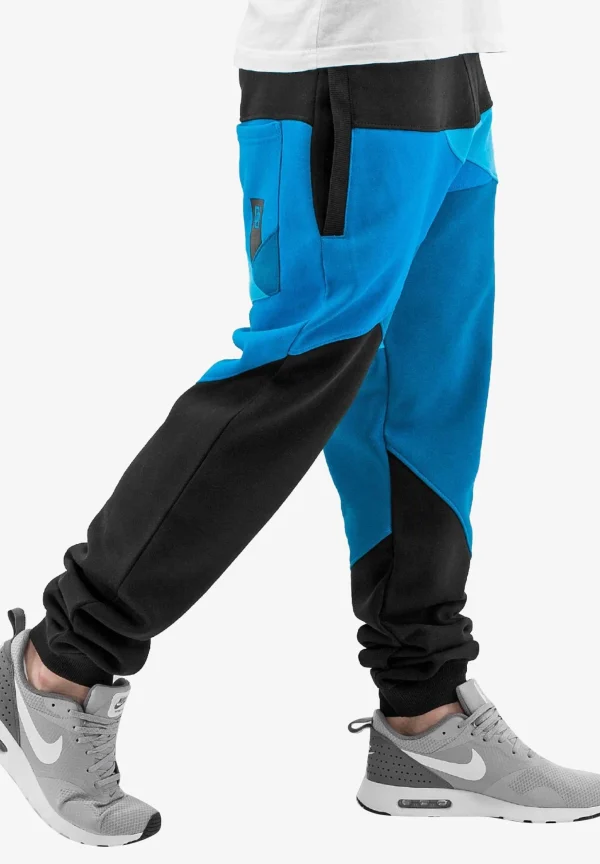 Satisfait ou Remboursé URBAN CLASSICS Dngrs Locotay – Pantalon De Survêtement – Blue Black 5