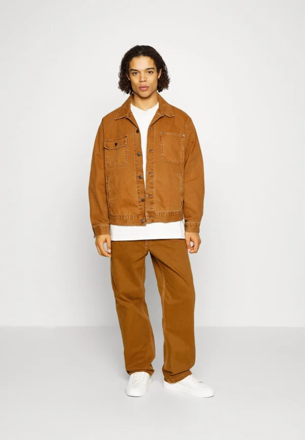 en ligne Levi’s® Workwear Stay Loose Carpenter – Jean Droit – Dark Ginger 3