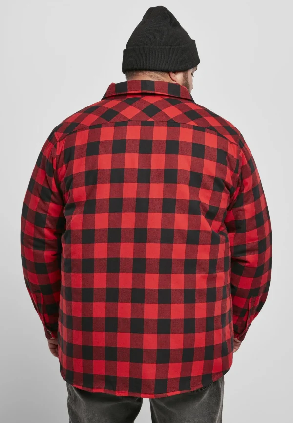URBAN CLASSICS Chemise – Black/Red Pas Cher Magasin Soldes 3