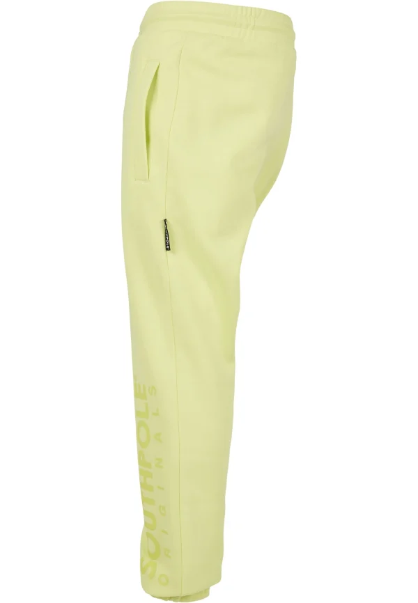Distributeur Officiel URBAN CLASSICS Southpole Basic – Pantalon De Survêtement – Elfin Yellow 9