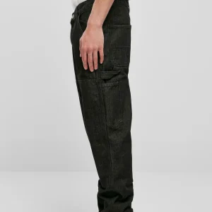 france URBAN CLASSICS Double – Jean Droit – Realblack Washed 24