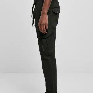 magasin pour URBAN CLASSICS Zipper D-Ring – Pantalon Cargo – Jet Black 17