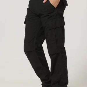 excellent qulity URBAN CLASSICS Camouflage Cargo Pants – Pantalon Cargo – Black 13
