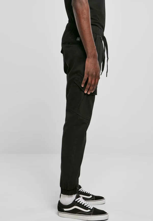 magasin pour URBAN CLASSICS Zipper D-Ring – Pantalon Cargo – Jet Black 6