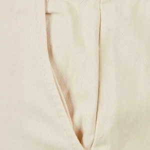 boutique pas cher URBAN CLASSICS Zipper D-Ring – Pantalon Cargo – Creme 30