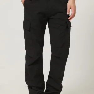 excellent qulity URBAN CLASSICS Camouflage Cargo Pants – Pantalon Cargo – Black 11
