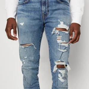 achat pas cher Levi’s Skinny Taper – Jeans Fuselé – Pointilist 14