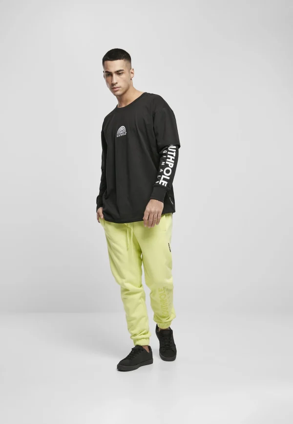 Distributeur Officiel URBAN CLASSICS Southpole Basic – Pantalon De Survêtement – Elfin Yellow 3