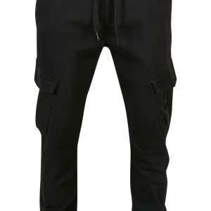 magasin pour URBAN CLASSICS Zipper D-Ring – Pantalon Cargo – Jet Black 21